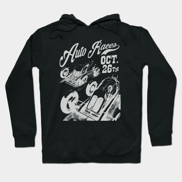 Vintage Auto Races Hoodie by ShredBeard